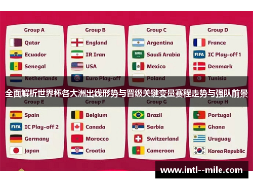 全面解析世界杯各大洲出线形势与晋级关键变量赛程走势与强队前景